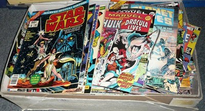 Lot 51 - A collection of Marvel and DC comics from the 1970's