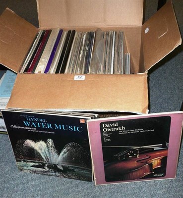 Lot 52 - A box of records including 'The Beatles', etc