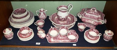 Lot 140 - A collection of Masons pink Tower and Vista pattern and Spode china