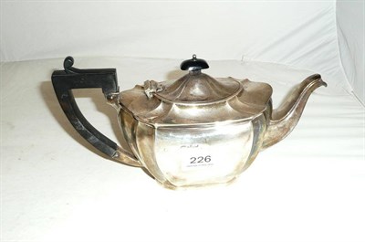 Lot 226 - A silver tea pot