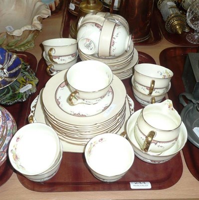 Lot 244 - Royal Doulton china tea set, 'Celia' pattern reg. no. 820499