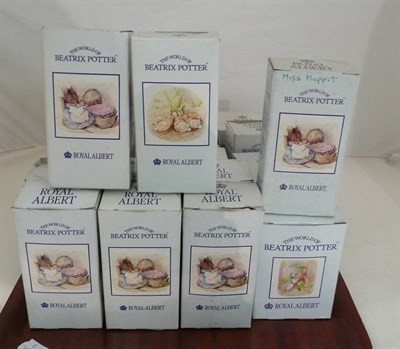 Lot 272 - Nineteen Royal Albert Beatrix Potter figures (boxed)