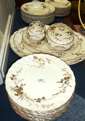 Lot 280 - Bishop-Stonier twelve place dinner service