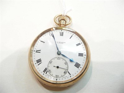 Lot 300 - A 9ct pocket watch J W Benson, London