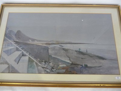 Lot 717 - Richard Hunter (20th/21st century contemporary) "Broken Slipway" Signed, inscribed on the...