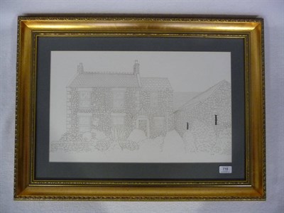 Lot 718 - Mackenzie Thorpe (b.1956) "Hill House, Hudswell" Signed with the artist's monogram and dated...