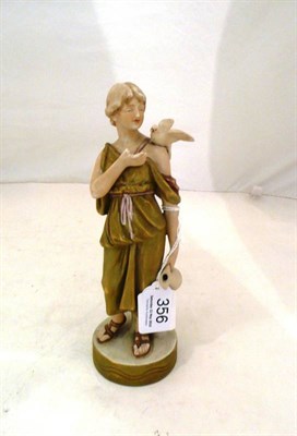 Lot 356 - Royal Dux figure of a water carrier