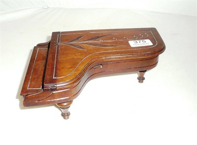 Lot 375 - A piano musical box