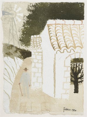 Lot 727 - Mary Fedden O.B.E., R.A. (b.1915) "Julian in France" Signed and dated 1986, inscribed on labels...