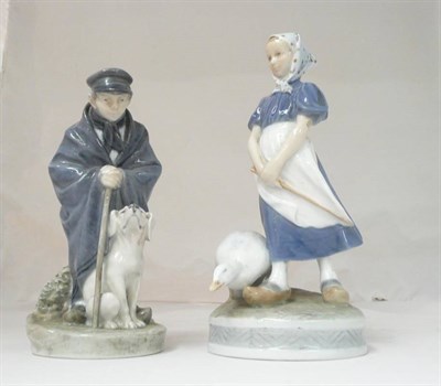 Lot 456 - Two Royal Copenhagen china figures