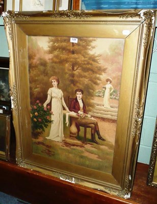 Lot 528 - Gilt-framed watercolour signed H Blande Sparks