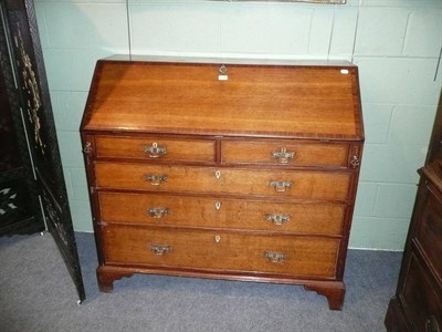 Lot 578 - Georgian oak bureau