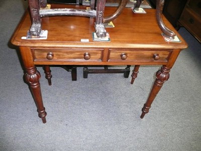 Lot 586 - Victorian mahogany side table