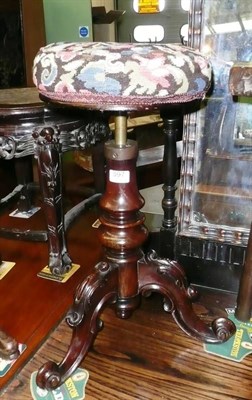 Lot 597 - 19th century rosewood stool