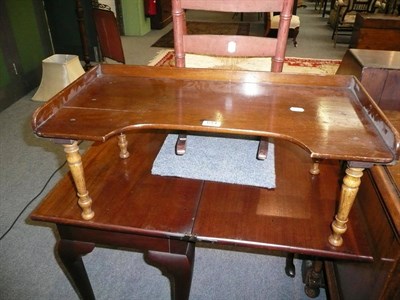 Lot 614 - Mahogany lap tray