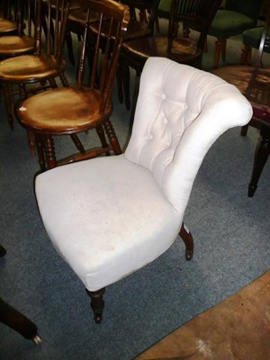 Lot 638 - Victorian nursing chair