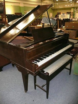 Lot 664 - Spencer baby grand piano and a duet stool