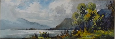 Lot 752 - Robert Leslie Howey (1900-1981) "Derwentwater" Signed, inscribed on an exhibition label verso...