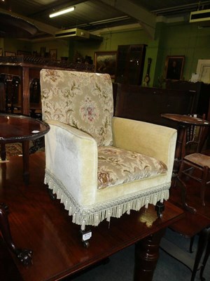 Lot 674 - Edwardian upholstered child's chair