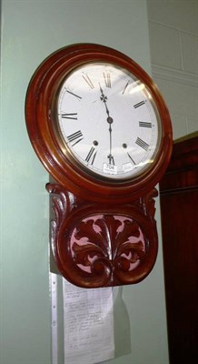 Lot 704 - Drop dial wall clock