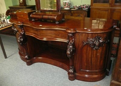 Lot 720 - Victorian mahogany sideboard