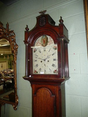 Lot 727 - Longcase clock signed Thomas Ross, Hull