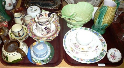 Lot 4 - A quantity of decorative ceramics, including Masons, Wedgwood, Shelley, Poole, Motto Ware,...