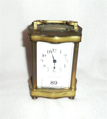 Lot 89 - Carriage clock