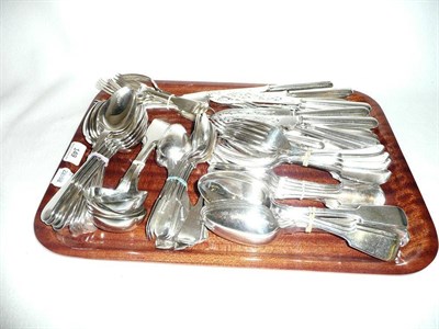 Lot 149 - Quantity of plated table cutlery