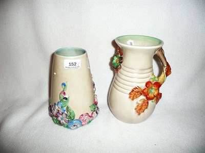 Lot 152 - Two Clarice Cliff vases