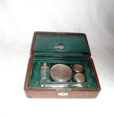 Lot 153 - 19th century travelling case