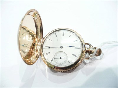 Lot 186 - 18ct gold "Illinois Watch Co.", hunter pocket watch