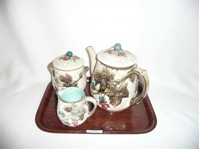 Lot 232 - Wedgwood majolica tea set