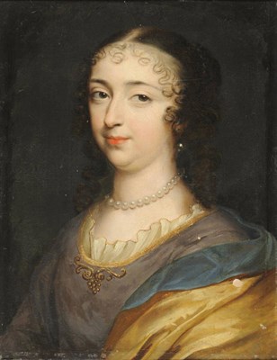 Lot 799 - Circle of Sir Peter Lely (18th century) Portrait of a Young Lady, head and shoulders, wearing a...