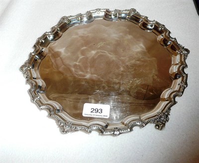 Lot 293 - Silver salver