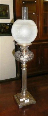 Lot 310 - Oil lamp