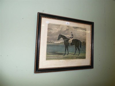 Lot 315 - An engraving depicting 'Industry' (winner of The Oaks Stakes) and another 'Voltigeur' (winner...