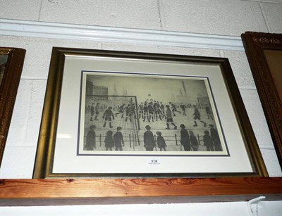 Lot 318 - After Laurence Stephen Lowry R.A. (1887-1976) "The Football Match" Limited edition print...