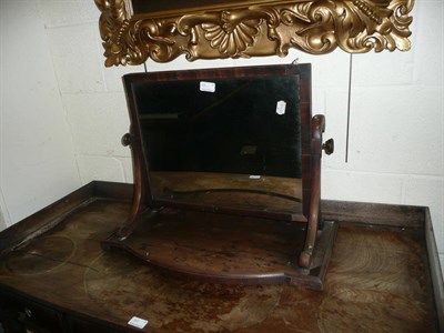 Lot 362 - Two 19th century mahogany toilet mirrors