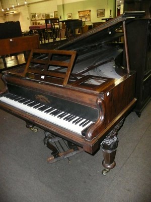 Lot 388 - A rosewood cased grand piano