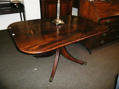 Lot 410 - Mahogany breakfast table