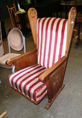 Lot 437 - Oak Arts & Crafts armchair