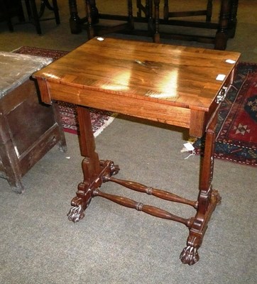 Lot 439 - Rosewood work table