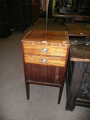 Lot 447 - 19th century mahogany pot cupboard