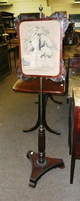 Lot 448 - Rosewood pole screen