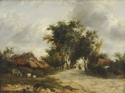 Lot 819 - Patrick Nasmyth (1787-1831) "Near Horley, Surrey" Indistinctly signed, inscribed with the title...