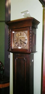 Lot 475 - Longcase clock with pendulum and keys