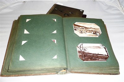 Lot 53 - Three albums containing approximately 320 Yorkshire postcards, including real photographic, printed