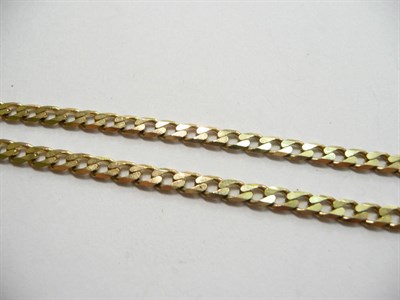 Lot 106 - A 9ct gold curb chain