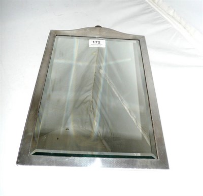 Lot 172 - Silver-framed mirror